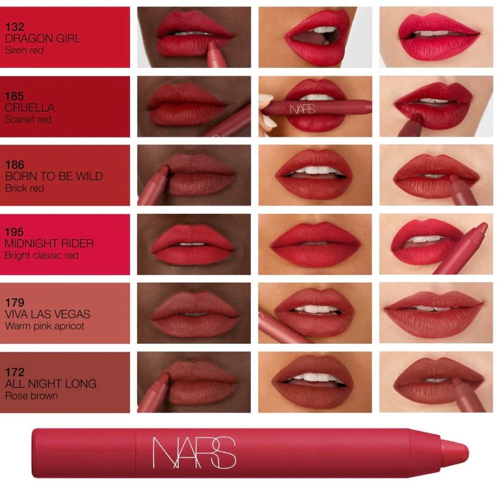 81 NWT NARS POWERMATTE LIP PENCILS